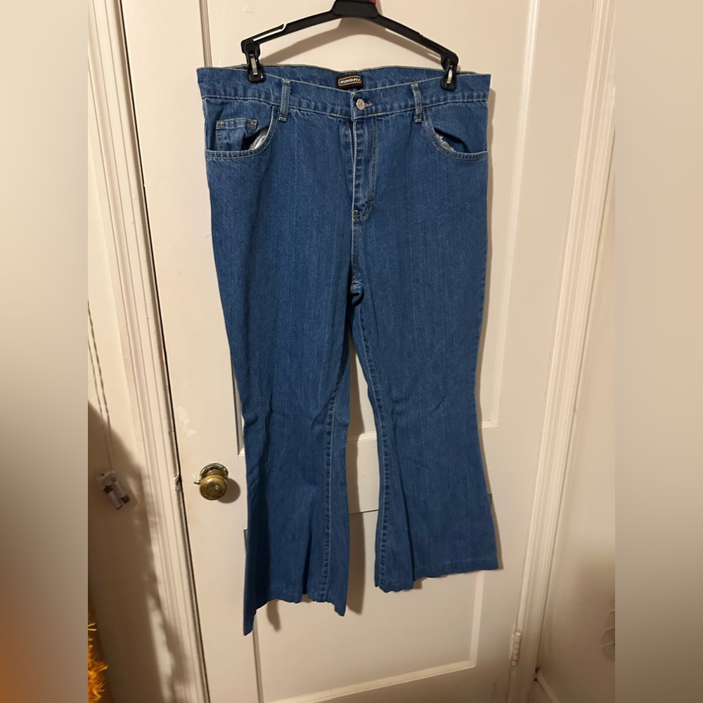 Stylish Blue Flare Jeans for Women